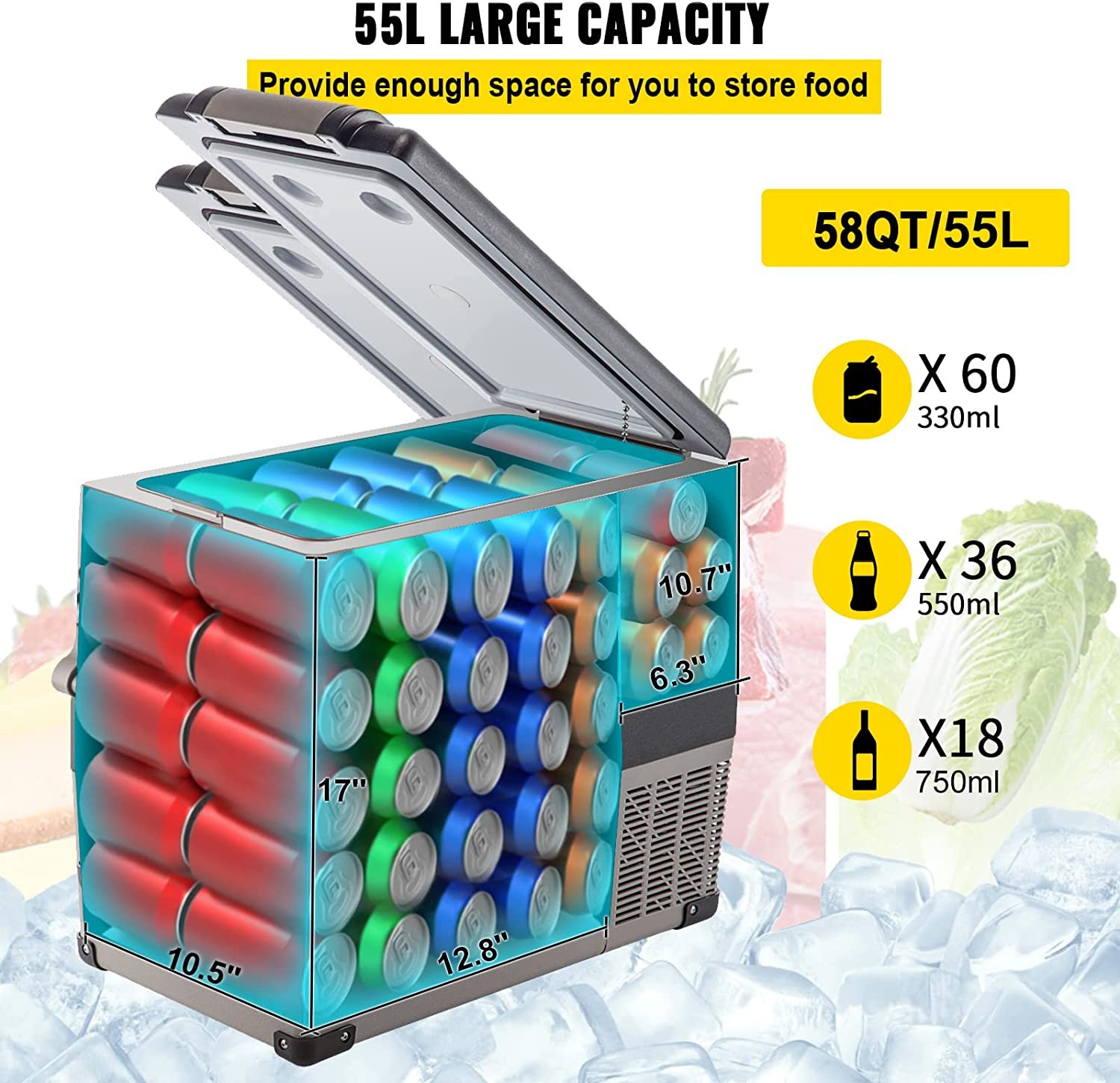 Mobicool FR40 Glacière à compresseur 38 L