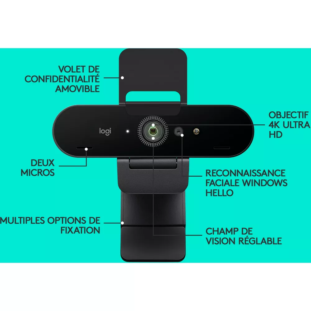 Webcam Logitech Brio 4K