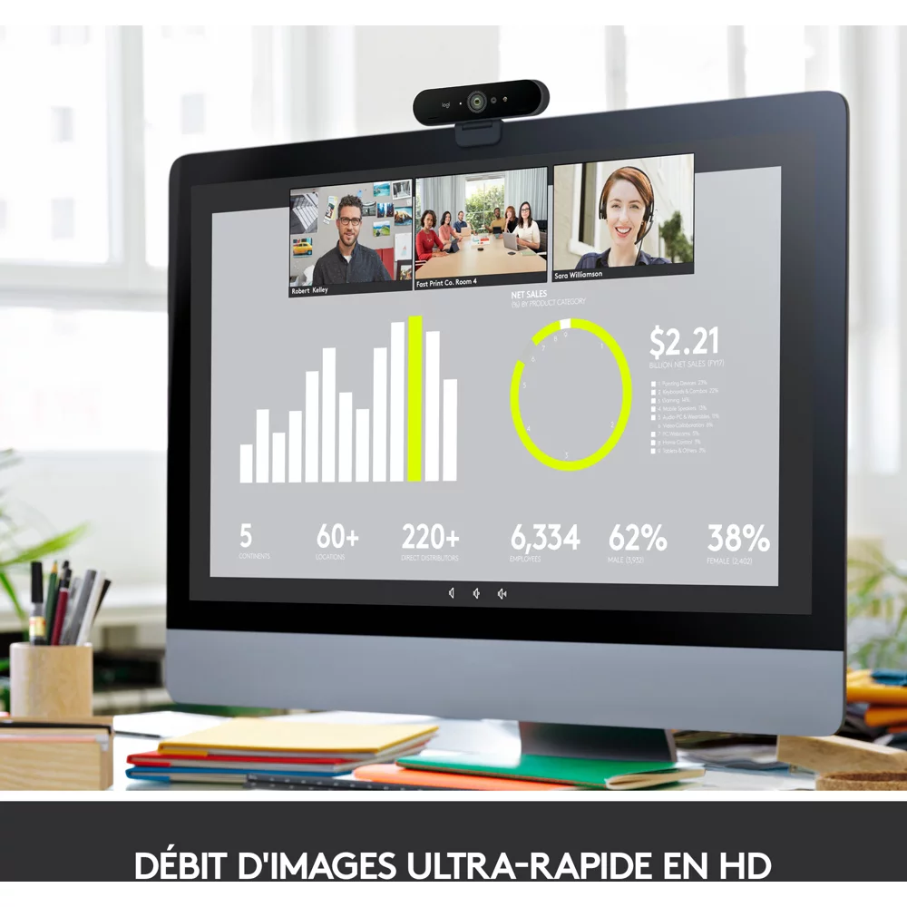 Webcam Logitech Brio 4K