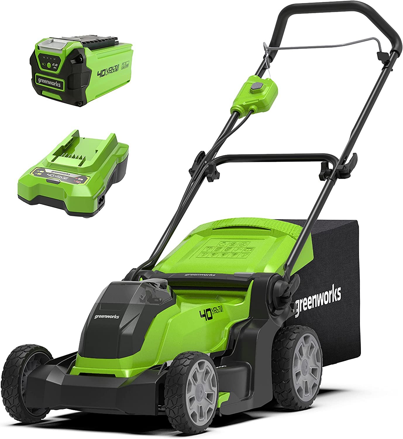 Greenworks G40LM41K2 Tondeuse à Gazon