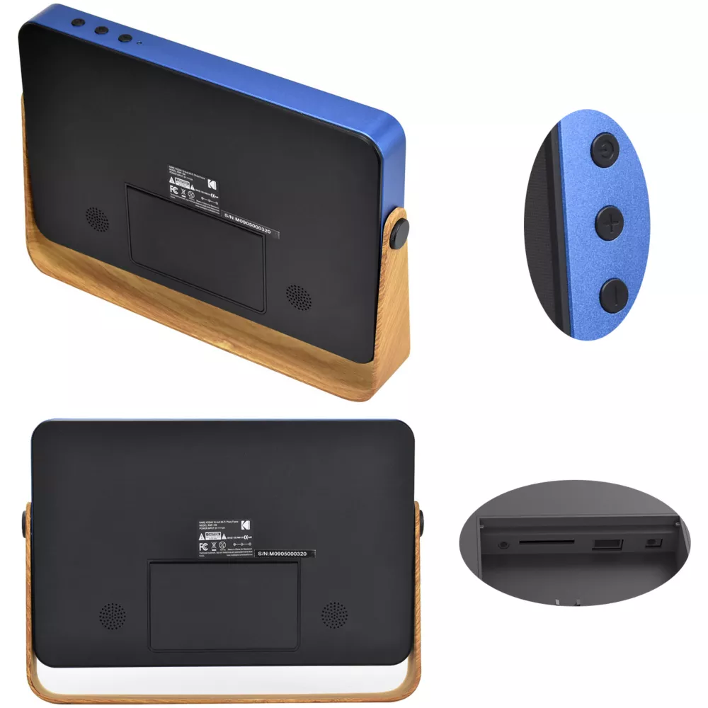 Cadre photo connecté Kodak WIFI 10'' RWF108 Bleu Réf. 1180052