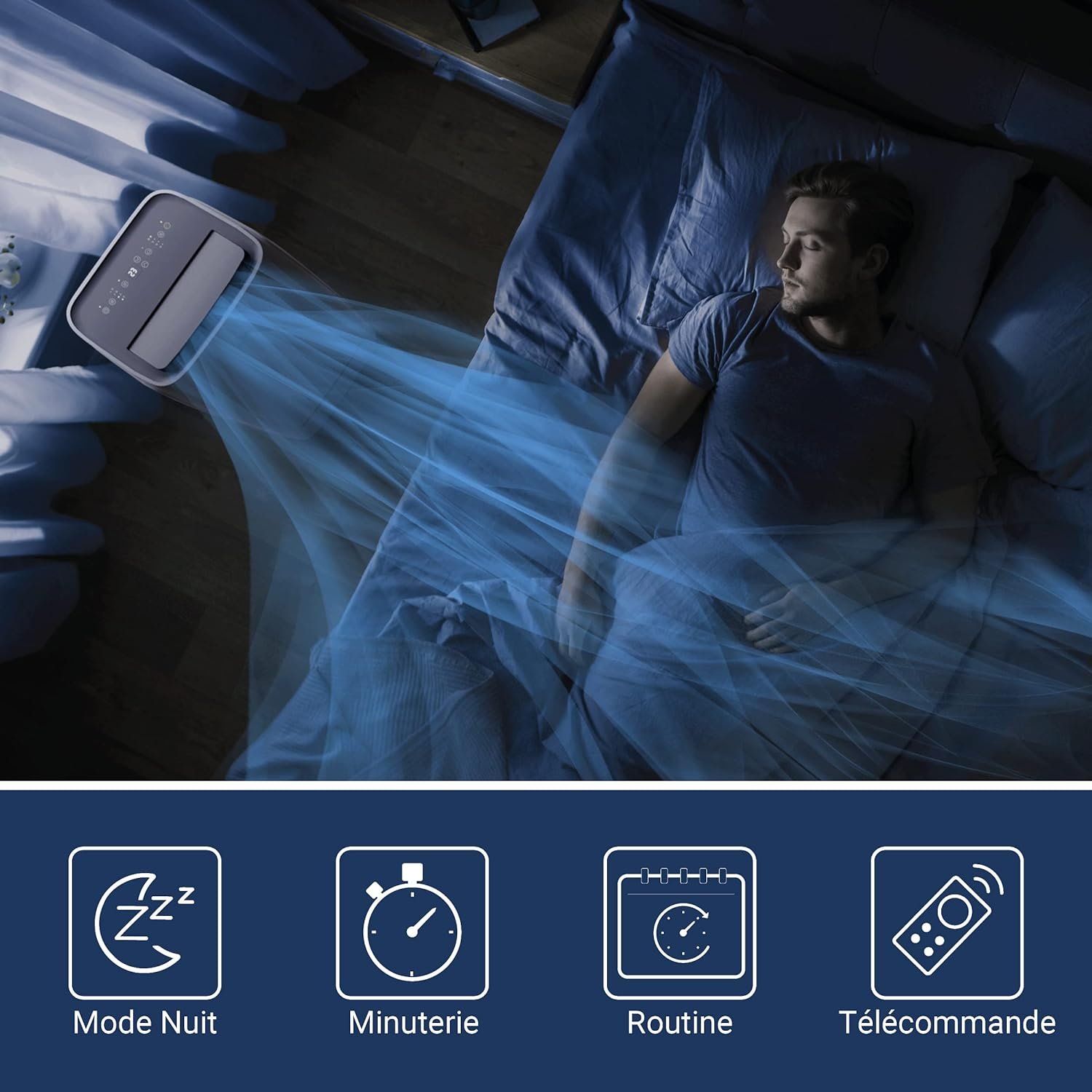 Suntec Climatiseur Mobile Silencieux Advance