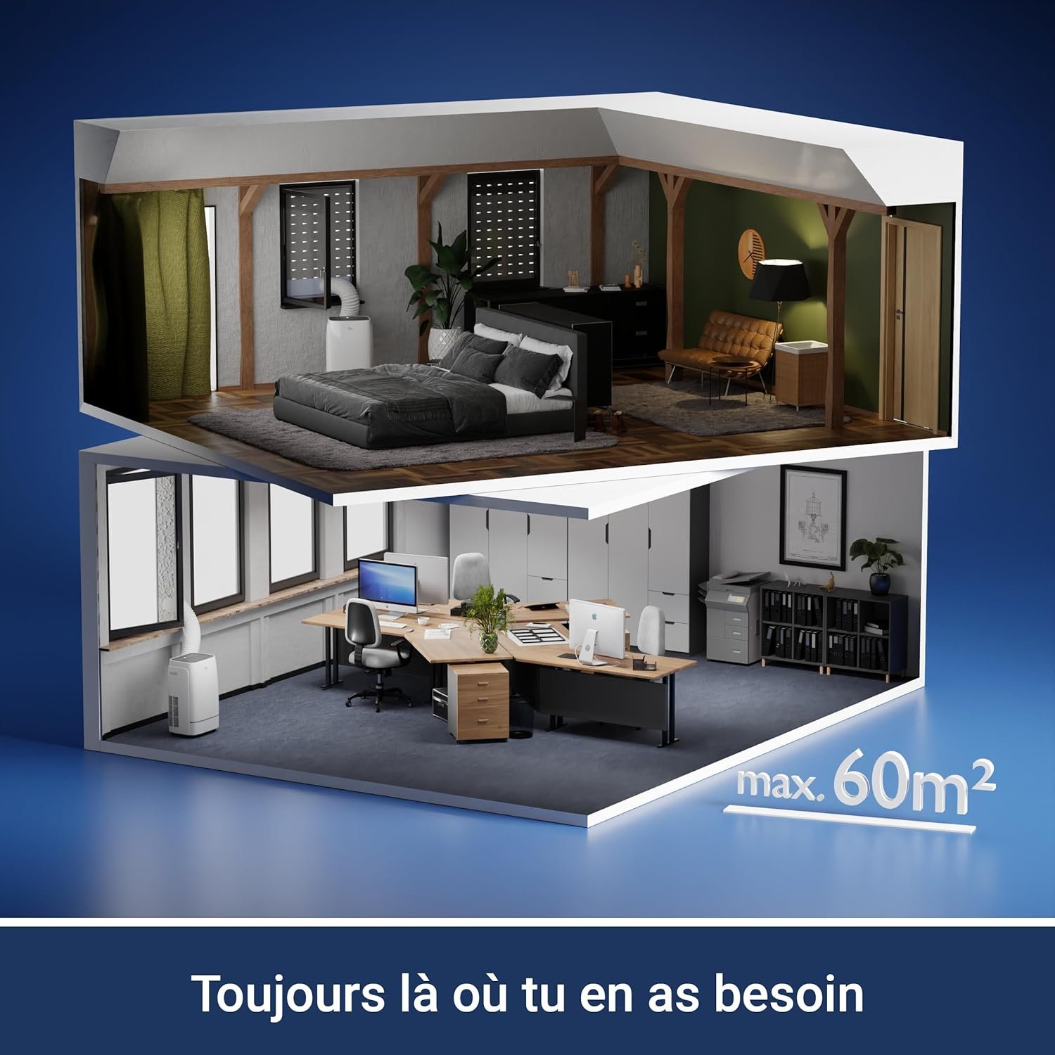 Suntec Climatiseur Mobile Silencieux Advance